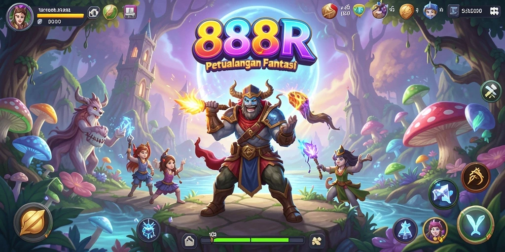 Tangkapan layar gameplay 888R menunjukkan petualangan menakjubkan.