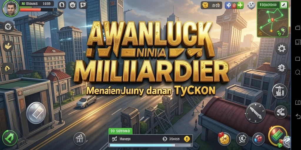 Tampilan gameplay AWANLUCK yang menarik dan penuh strategi Tycoon.