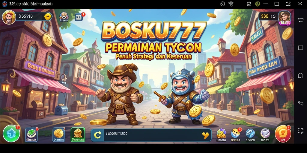 Tampilan gameplay Tycoon yang menarik dan interaktif di BOSKU777.