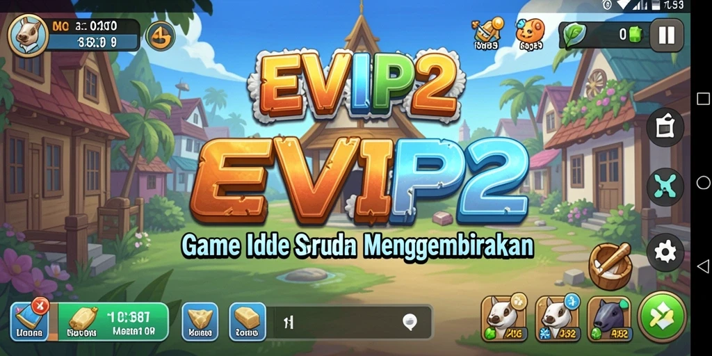 Tampilan gameplay seru dari EVIP2 yang menyenangkan dan santai.