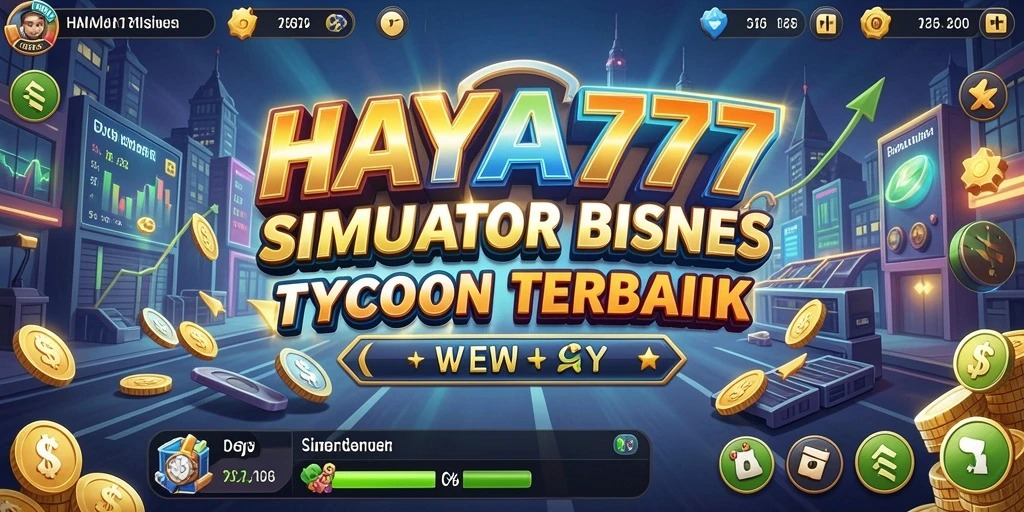 Tampilan gameplay HAYA777 yang menarik dengan fitur Tycoon.