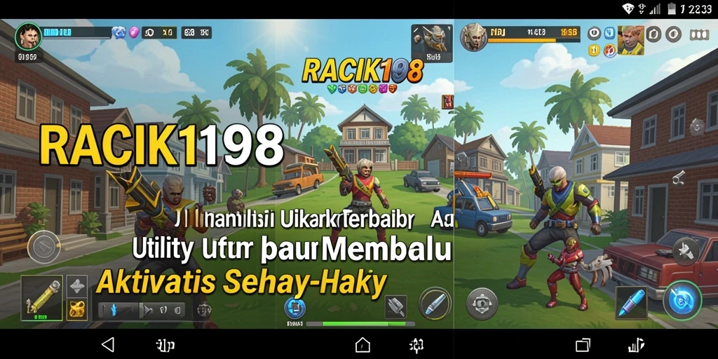 Tampilan antarmuka aplikasi RACIK198 yang sederhana dan efektif.