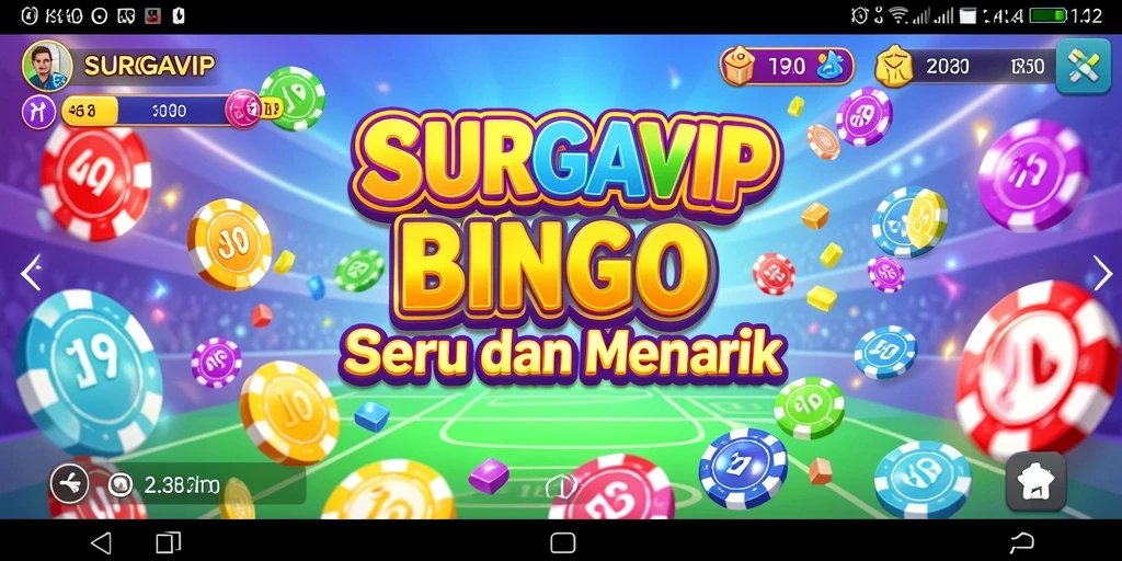 Tampilan gameplay Bingo yang menarik dan seru di SURGAVIP.