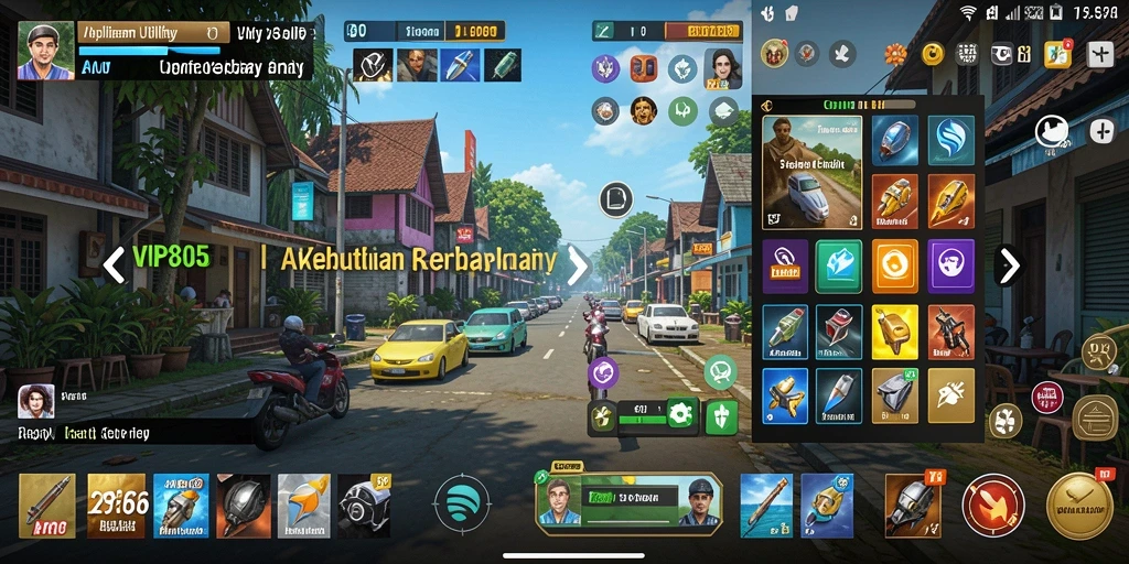 Tampilan antarmuka VIP805 yang sederhana dan fungsional.