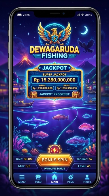 Tampilan antarmuka dewagaruda yang modern dan intuitif.